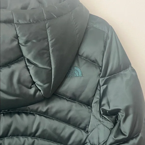 Green Quilted Hooded Jacket - Picture 4 of 4